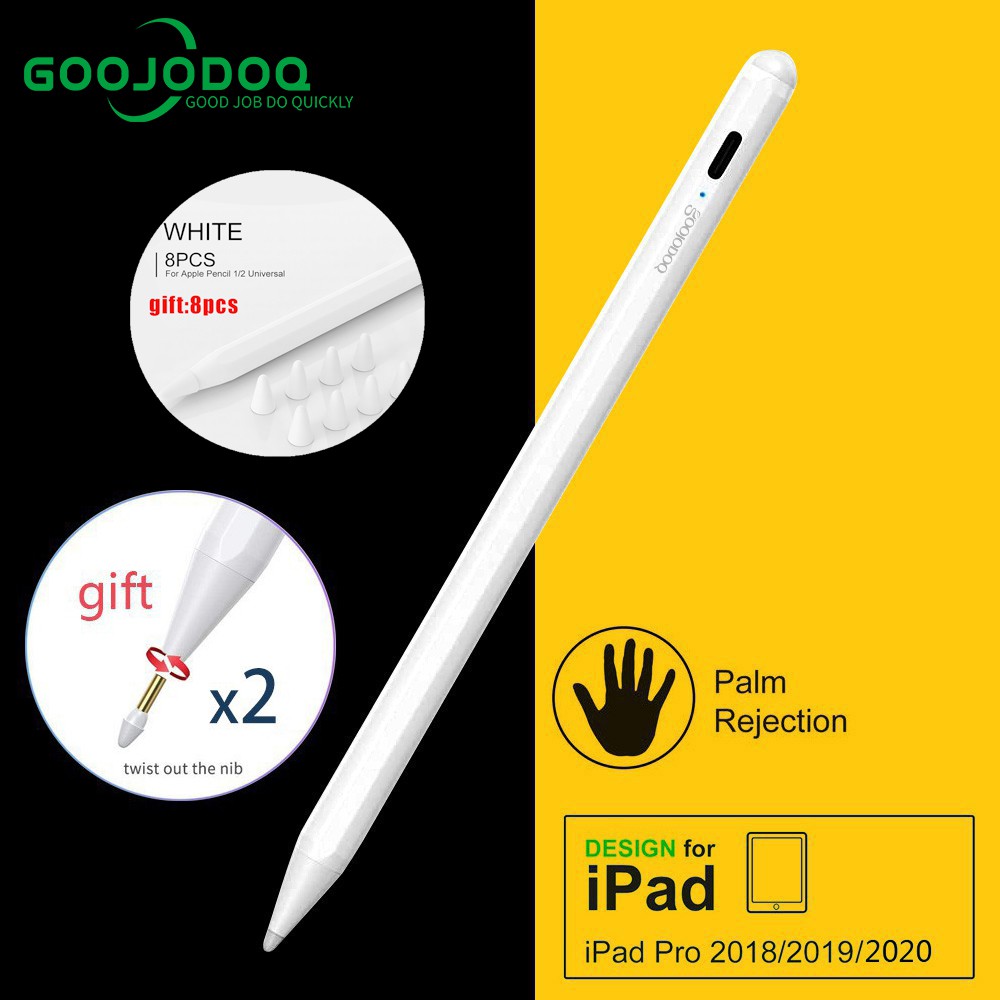 GOOJODOQ Official 9th Generation Upgraded Stylus With Palm-proof Magnetic Function Pencil For 2021-2018 Above
