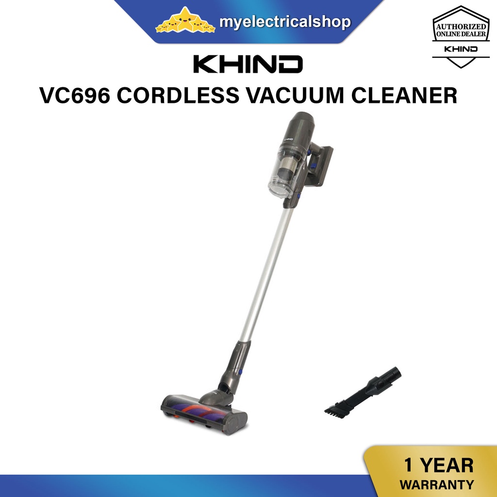 Khind VC696 Cordless Vacuum Cleaner Handheld Vacuum Shopee Malaysia