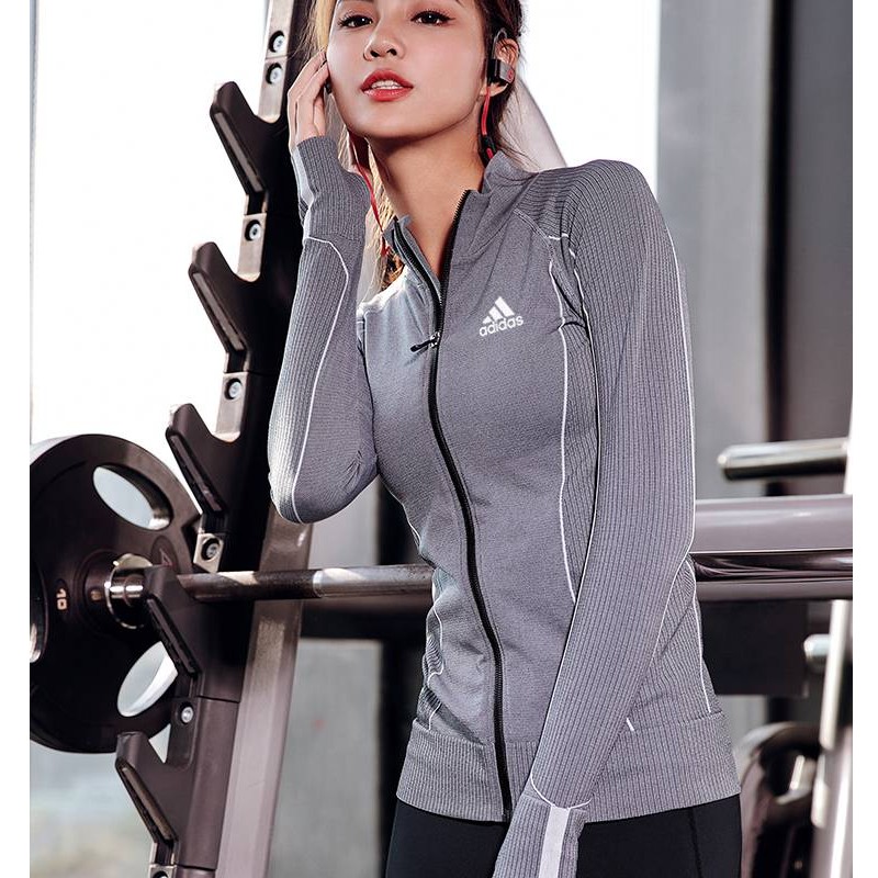 adidas gym jacket womens