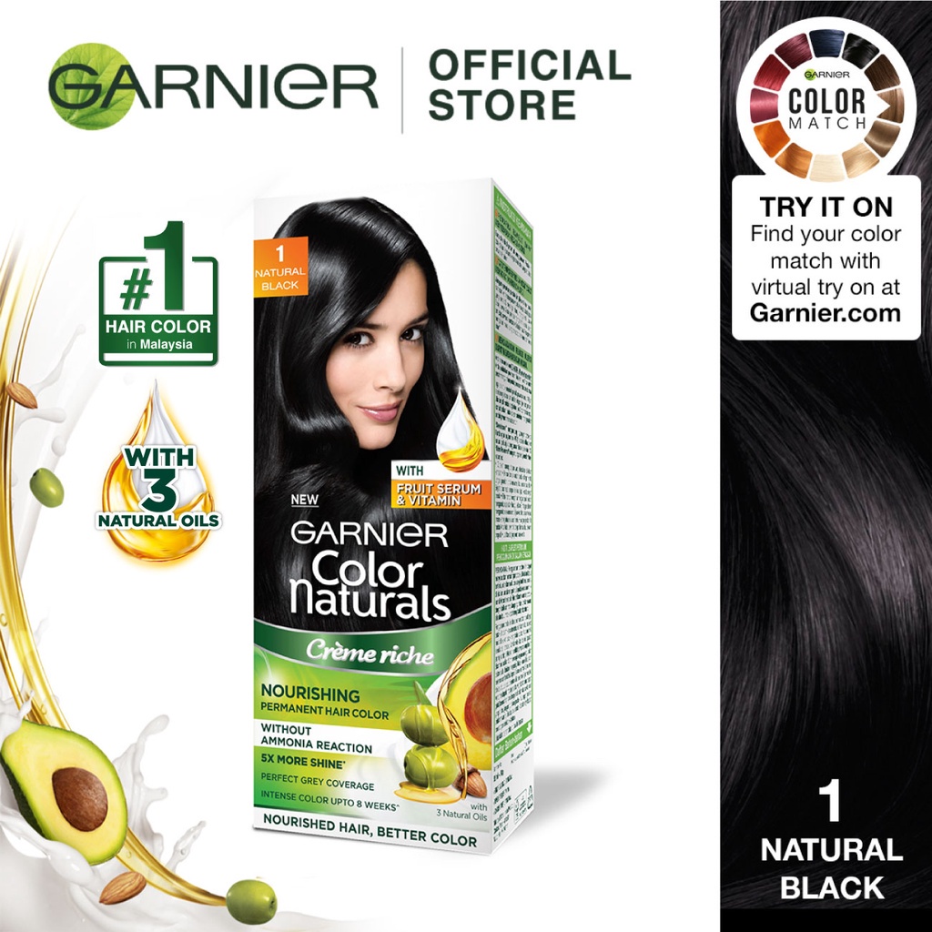 Garnier Color Naturals Cream Hair Color | Shopee Malaysia