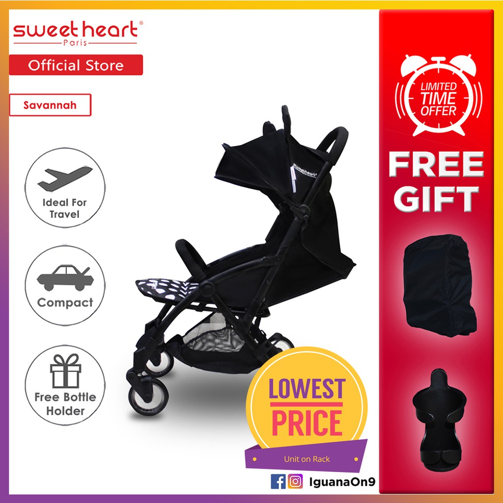 sweet heart paris compact stroller savannah