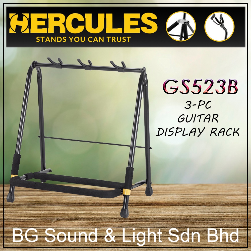 Hercules GS523B 3 Pieces Guitar Display Rack ( GS523B ) Shopee Malaysia