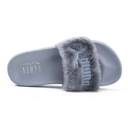 puma fluffy slippers