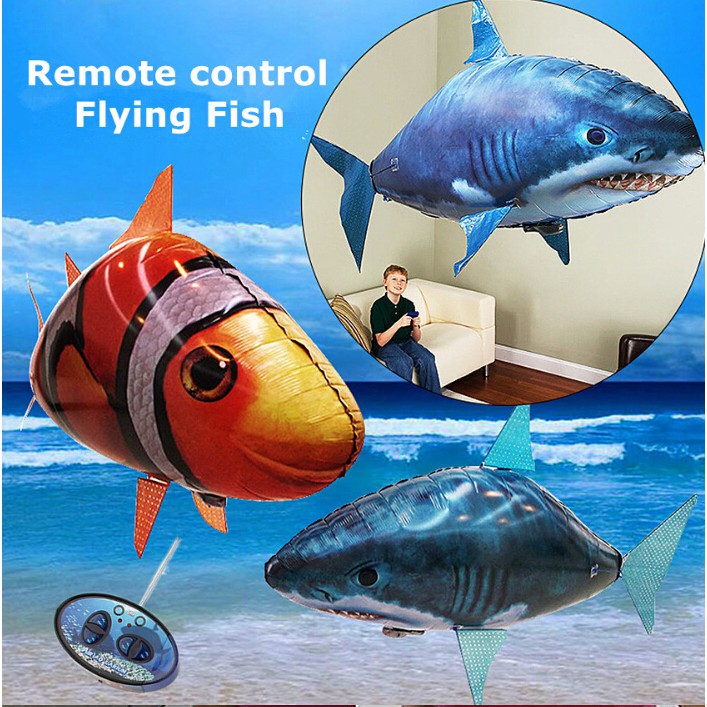 remote control inflatable shark toy ball