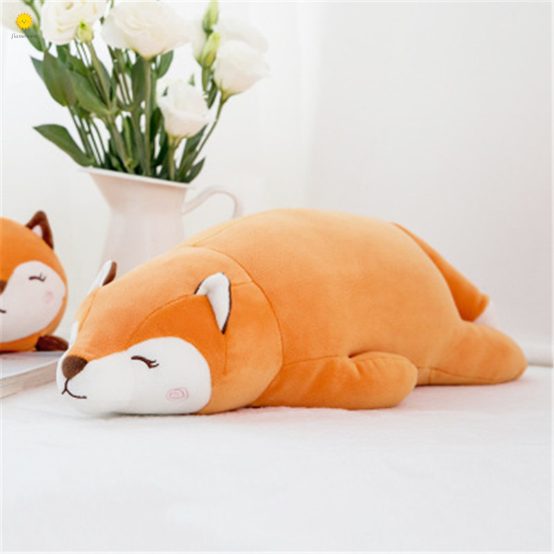 fox plush pillow