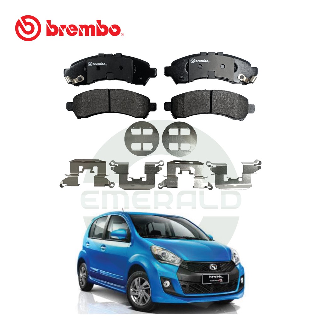 Brembo Front Brake Pads Perodua Myvi 2nd Gen, Myvi Lagi Best, Axia