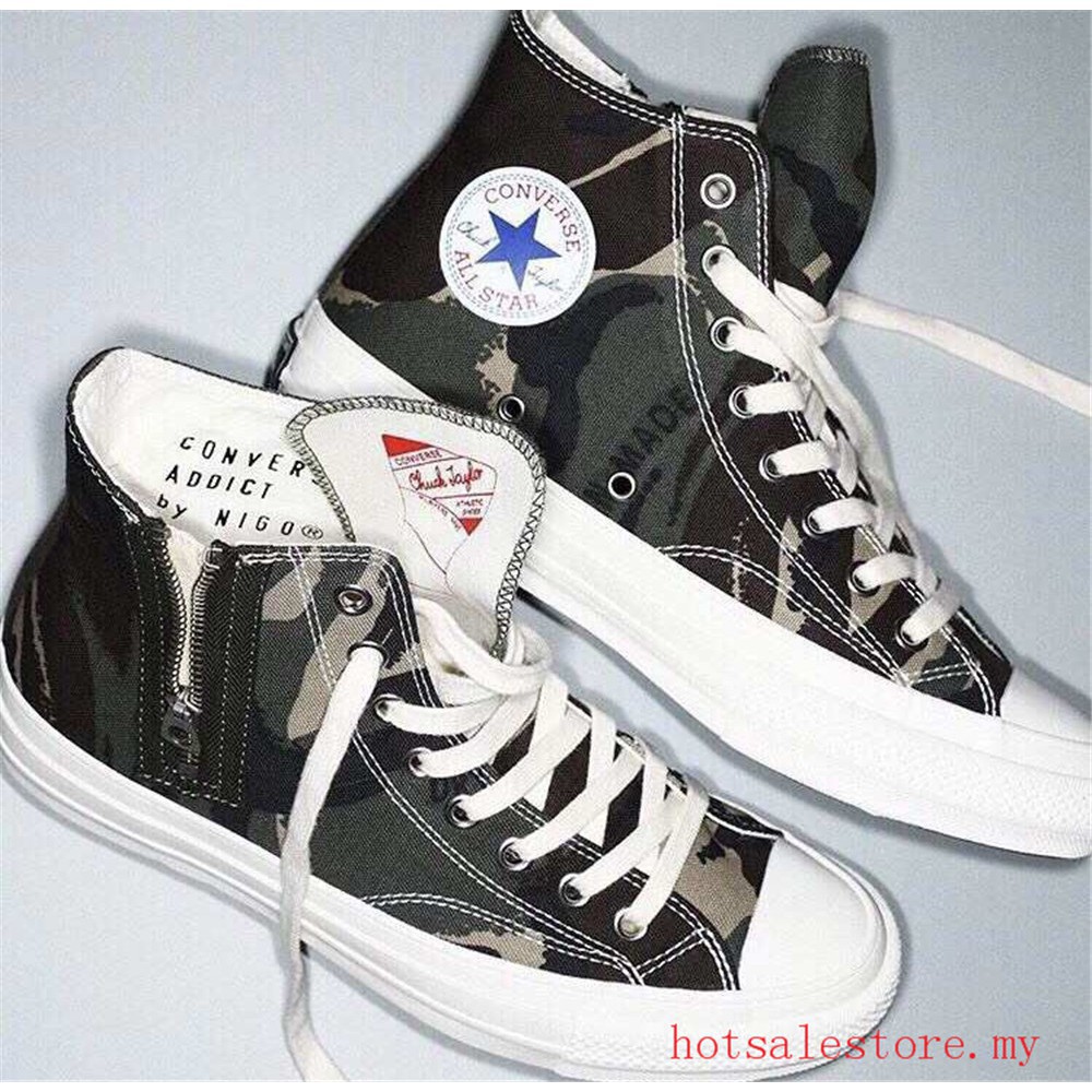 converse addict camo