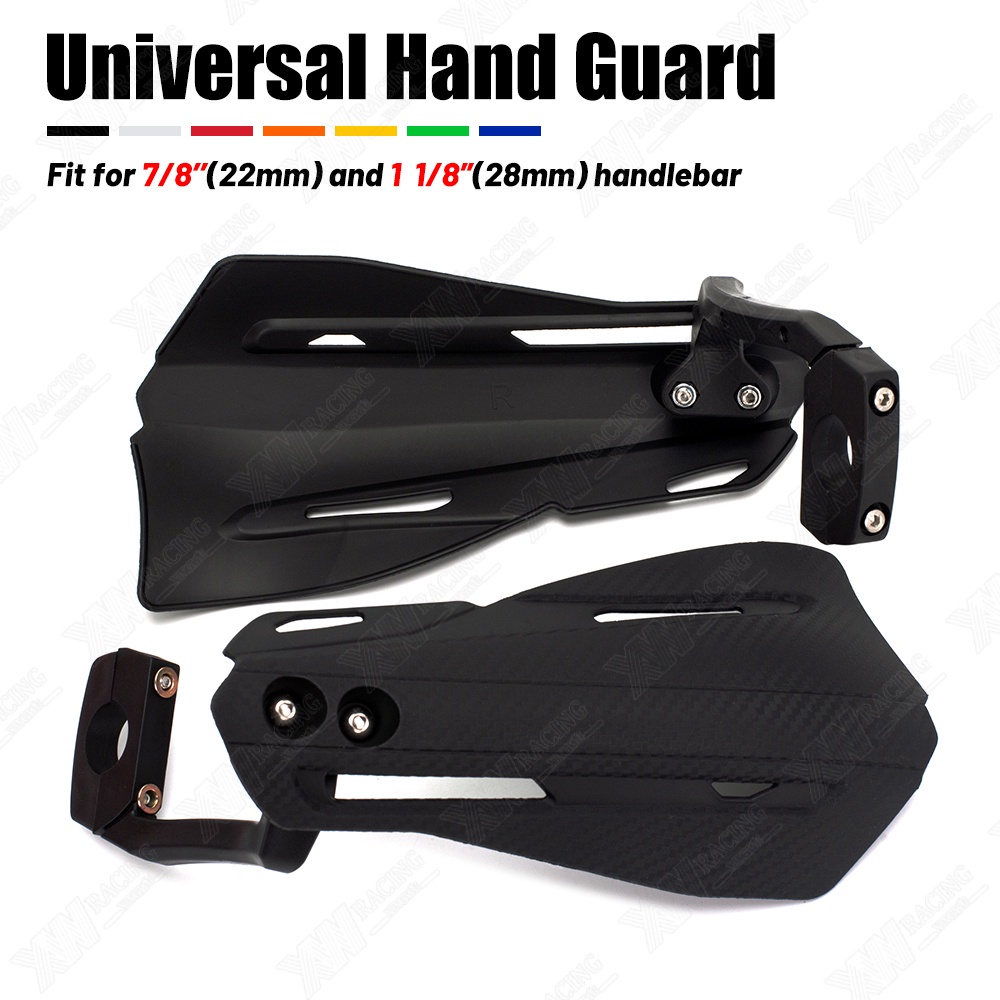 XW RACING 2Pcs Motorcycle Handguards Universal Motocross Dirt Bikes