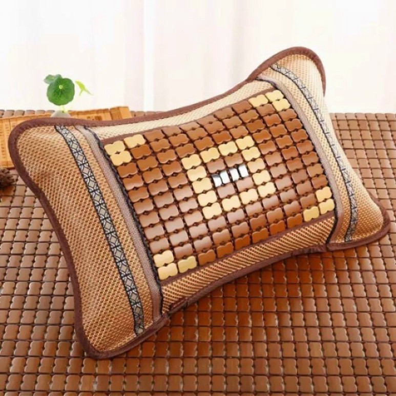 Premium Rattan AirConditioning Panda Pillows Massage Beads Shopee