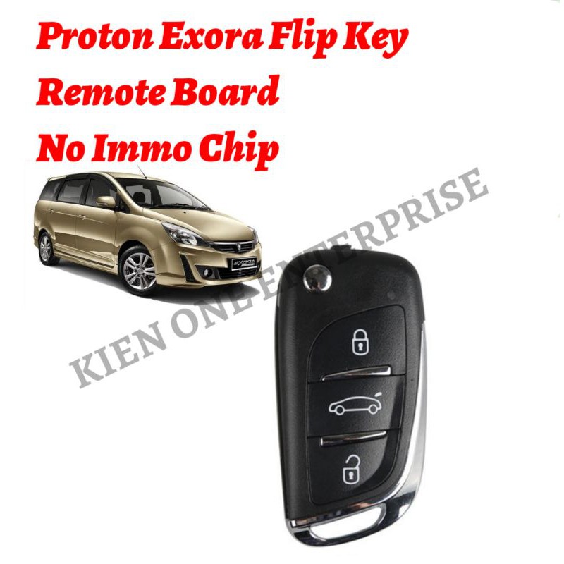 Proton Exora Remote Flip Key Foldable Key Remote Shopee Malaysia