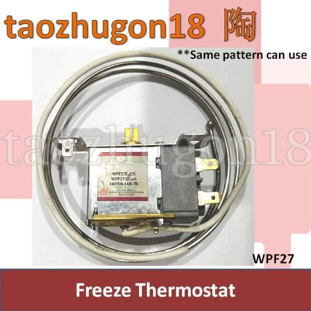 Freeze Thermostat WPF27 For Fridge Refrigerator Freezer Thermo