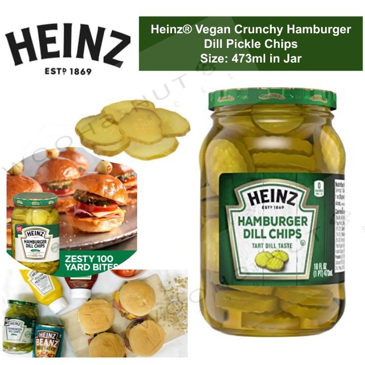 Heinz Hamburger Dill Pickle Chips, 16 Fl Oz Jar ubicaciondepersonas