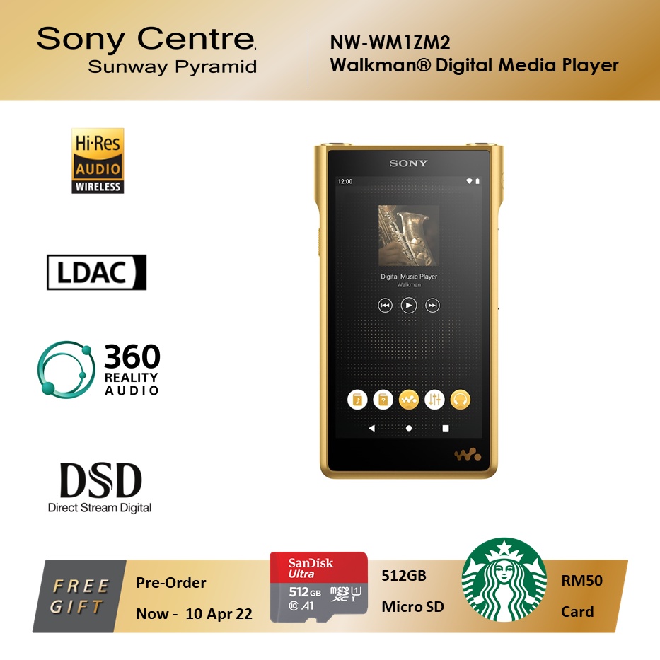 SONY NW-WM1ZM2 Walkman® Digital Media Player