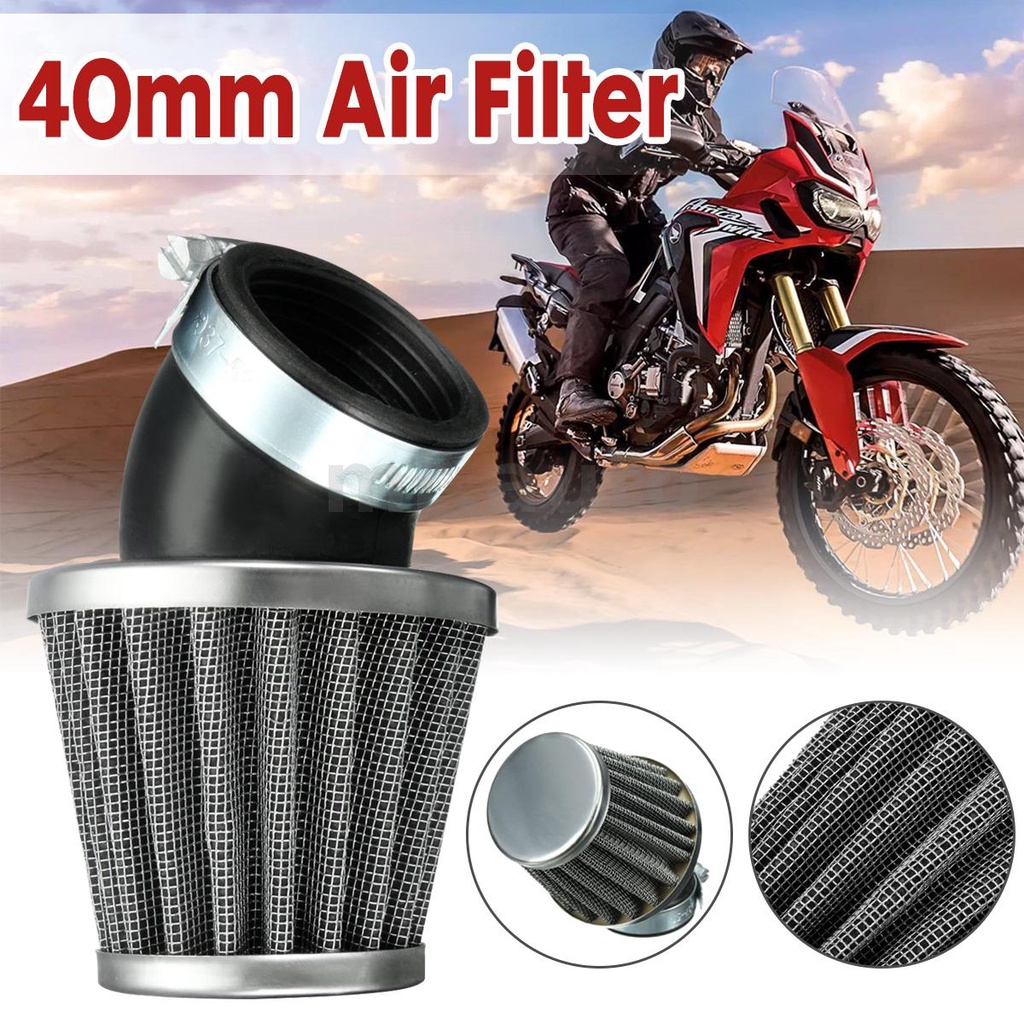 38mm Motorcycle Angled Foam Air Filter Fit 110cc 125cc CRF50 - Foto 8
