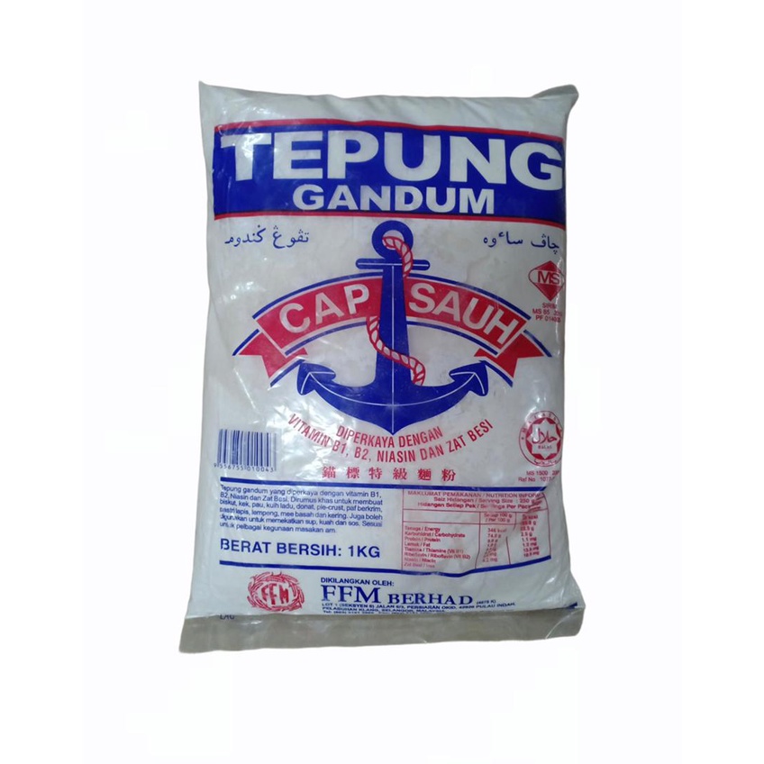 TEPUNG GANDUM CAP SAUH 1KG | Shopee Malaysia