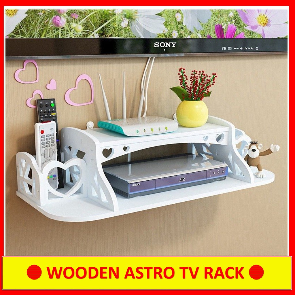 IDECO TV  Box  ASTRO  Router Rack  Organizer PC DVD Player 