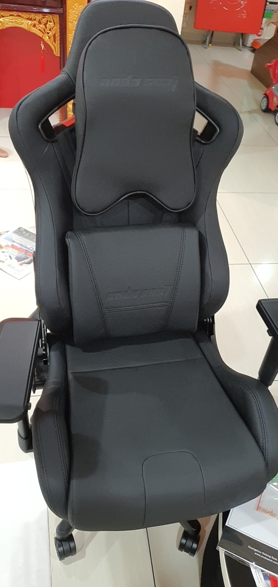 Anda Seat Dark Knight Premium Gaming Chair ( Black ) - AD12XL-DARK-B-PV