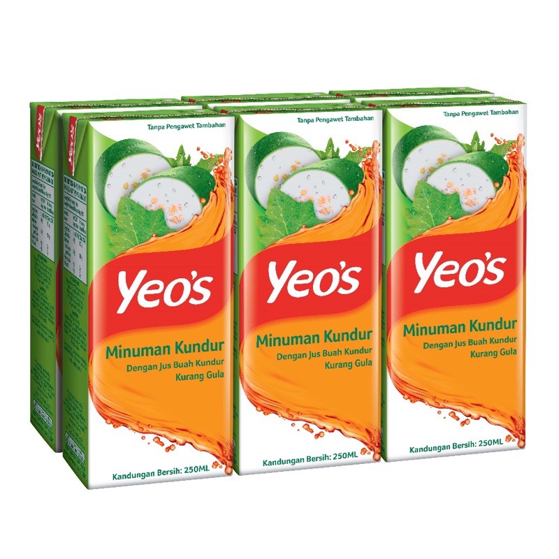 Yeo S Air Kotak Teh Bunga Kundur Laici Teh Ais Limau Soya Bean Chrysanthemum Tea Lychee 6x250ml Shopee Malaysia