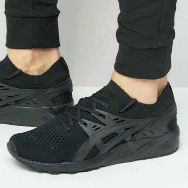 asics gel kayano knit black