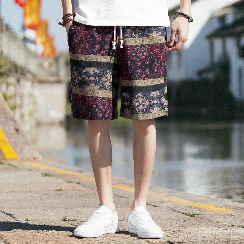 male beach pants