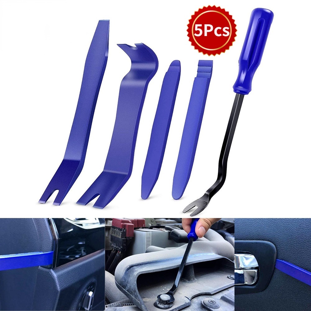 Car Door Clip Panel Audio Video Dashboard Removal Kit Installer Prying Tool Navigation Disassembly Automobile Nail Puller