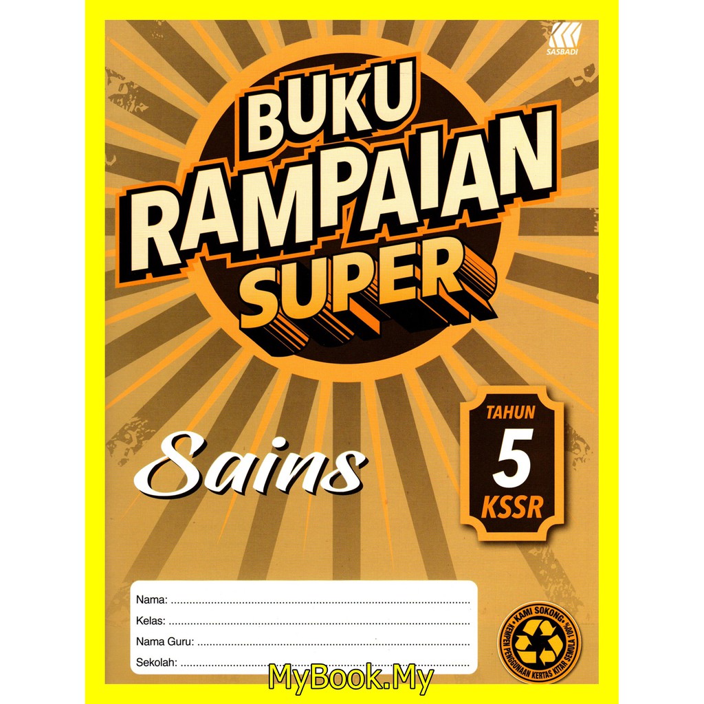 Myb Buku Latihan Buku Rampaian Super Tahun 5 Kssr Sains Sasbadi Shopee Malaysia