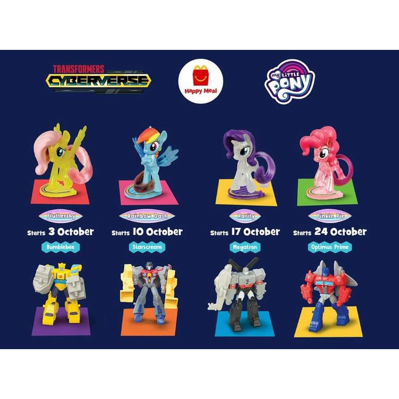 McD Happy Meal Transformers Cyberverse Shopee Malaysia