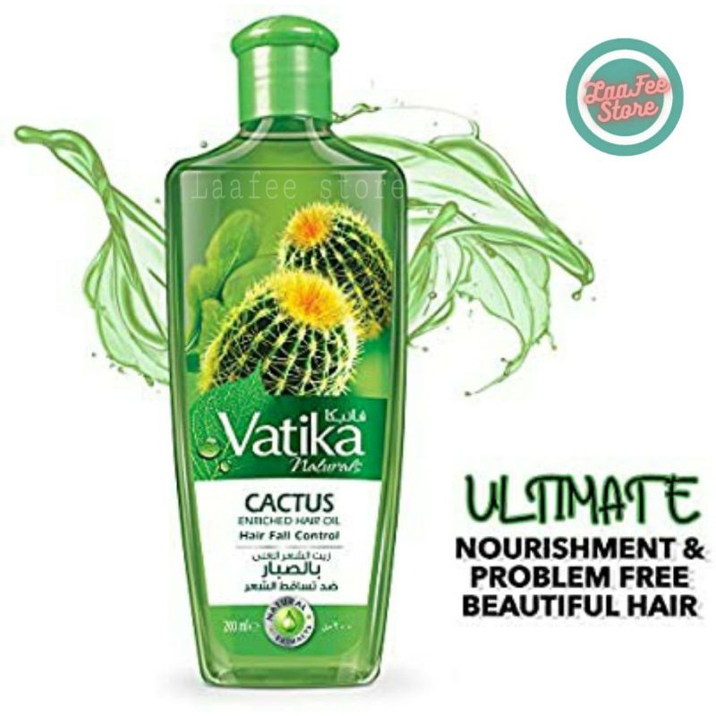 DABUR VATIKA CACTUS ENRICHED HAIR OIL 200ML | Shopee Malaysia