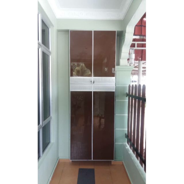 Aluminum Glass Cabinet Shoe Cabinet Tall Cabinet Cupboards