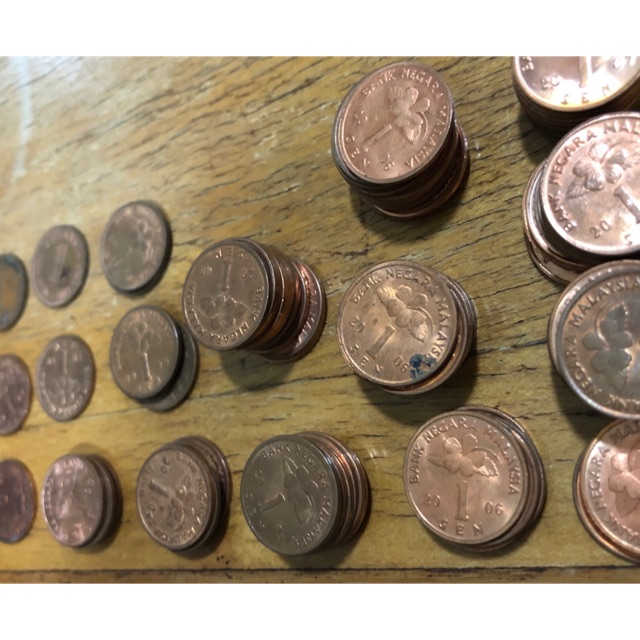 Antique Old 1 Cent Malaysia Coins Syiling 1 Sen Lama Malaysia 1971 2007 Shopee Malaysia