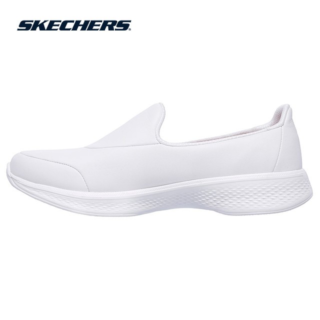 skechers go walk white shoes