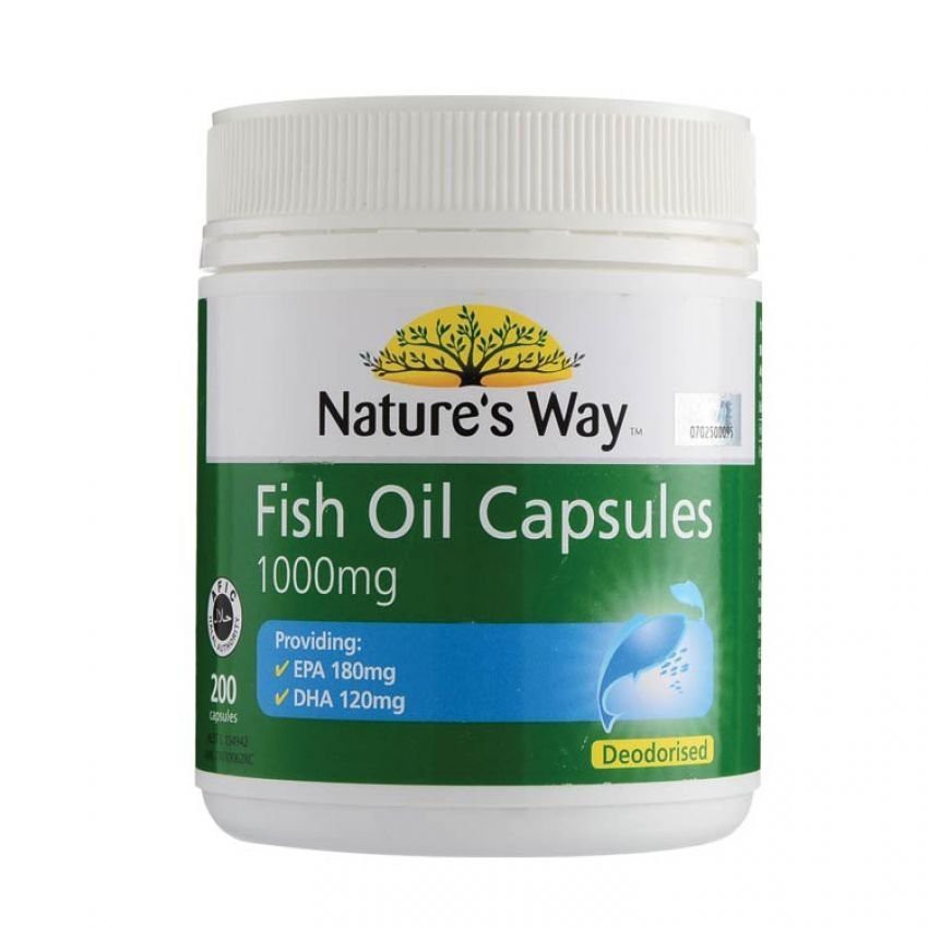 NATURE WAY FISH OIL 1000MG CAPSULES 50 Capsule (LOOSE pack) Shopee