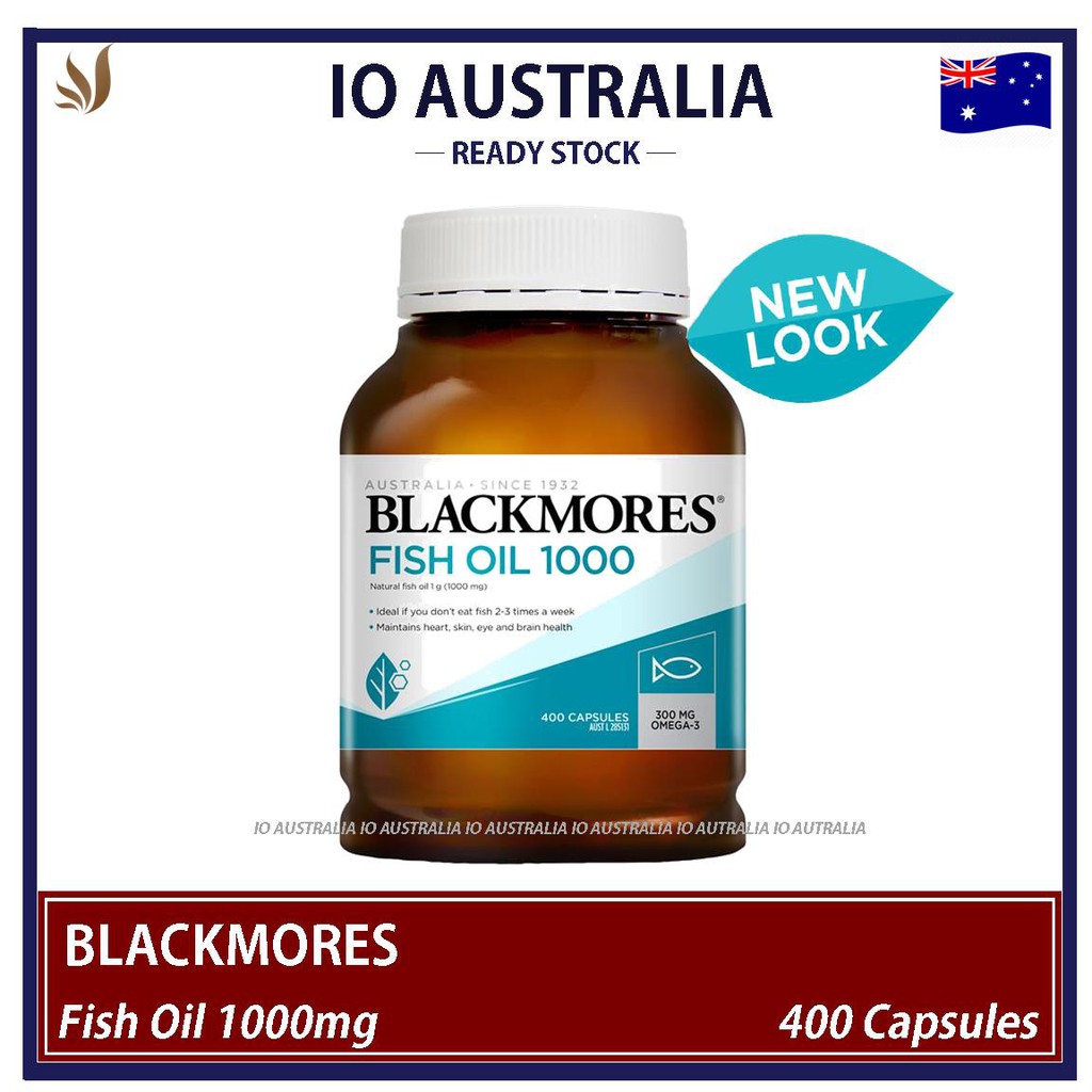 Blackmores Fish Oil 1000mg 400 Capsules Shopee Malaysia