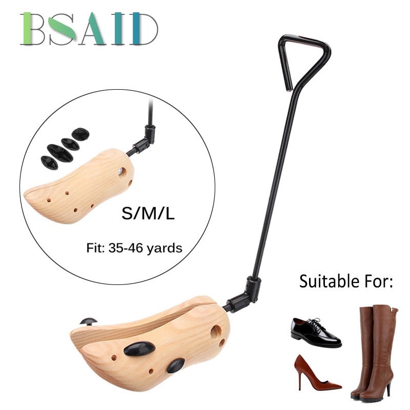 S M L Expander Adjustable Shoe Trees For Men Women Shoes Heels Boots Stretcher Wooden Shoe Tree Shaper Shoes Rack Shopee Malaysia