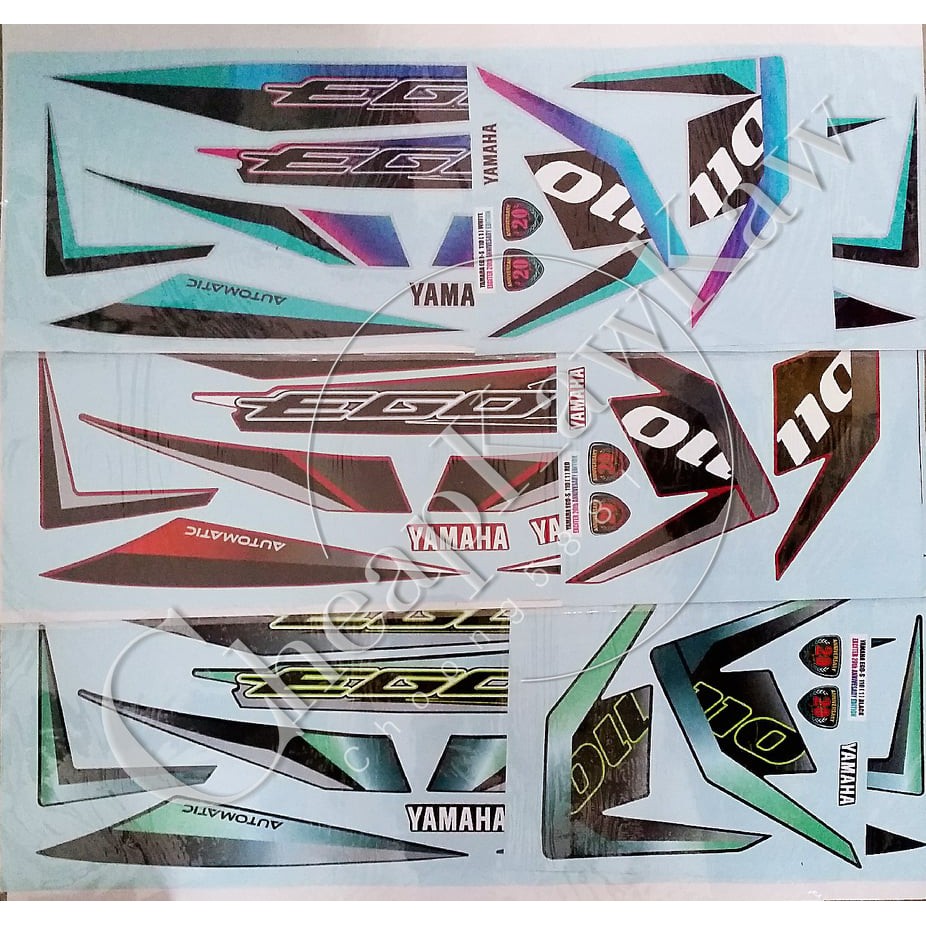 EGO S 20th Anniversary Edition Body Sticker READY EGO S 20th Anniversary Edition Body Sticker READY