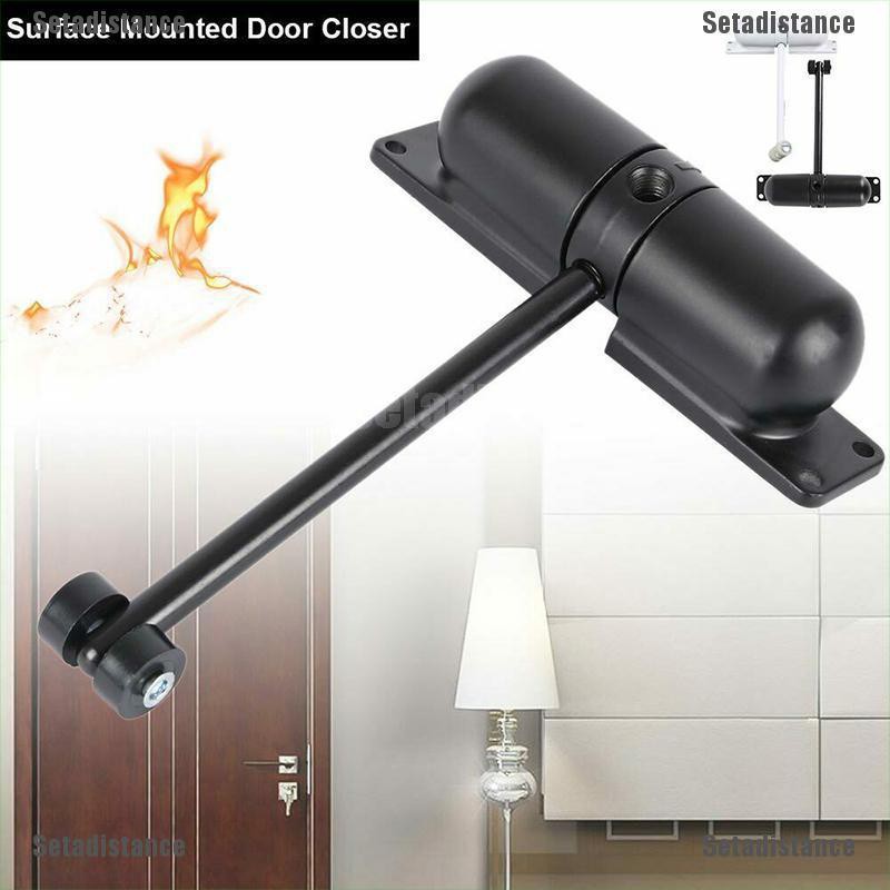 Setadistance๑door Closer Hydraulic Door Opener Automatic Door Lock Adjustable Door Spring