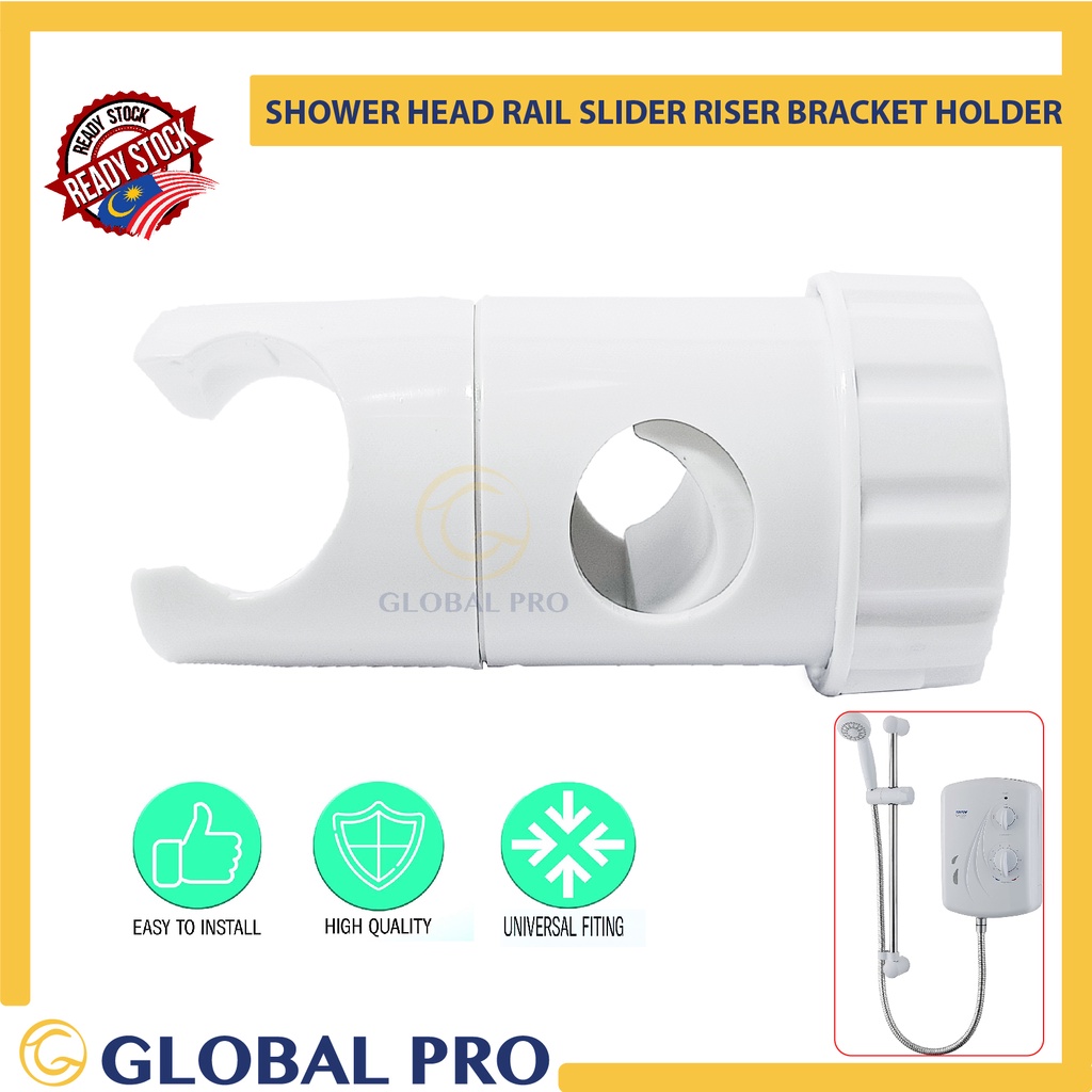 {Ready Stock} Hand Shower Bracket for Slide Bar Adjustable/ Shower Rail