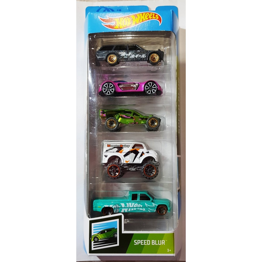 hot wheels speed blur 5 pack