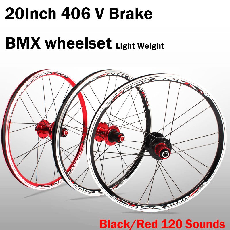 20 inch bmx wheel set