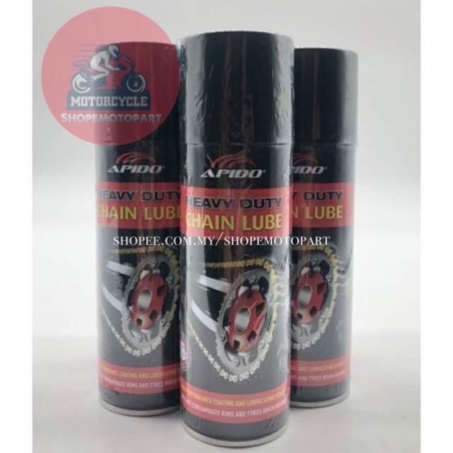 APIDO / STP HEAVY DUTY CHAIN LUBE MINYAK RANTAI OIL 240ML HD LUBRICANT