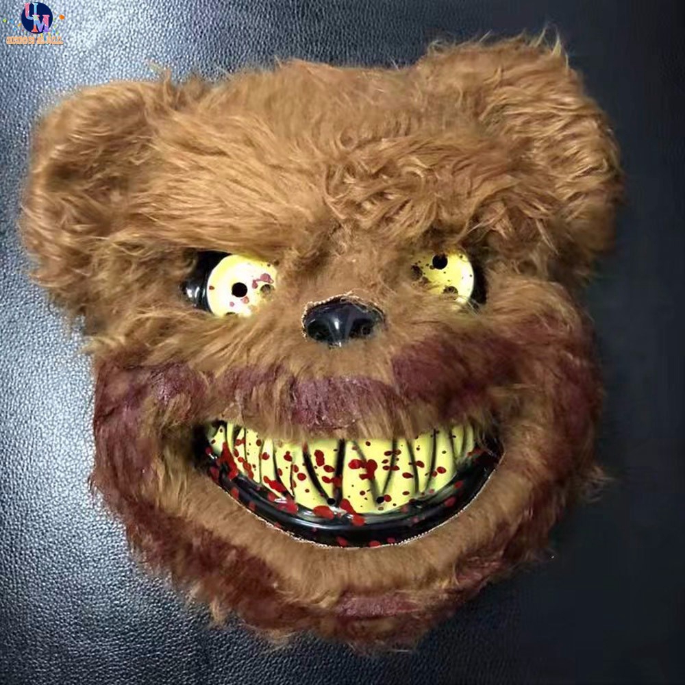 teddy bear that makes scary face