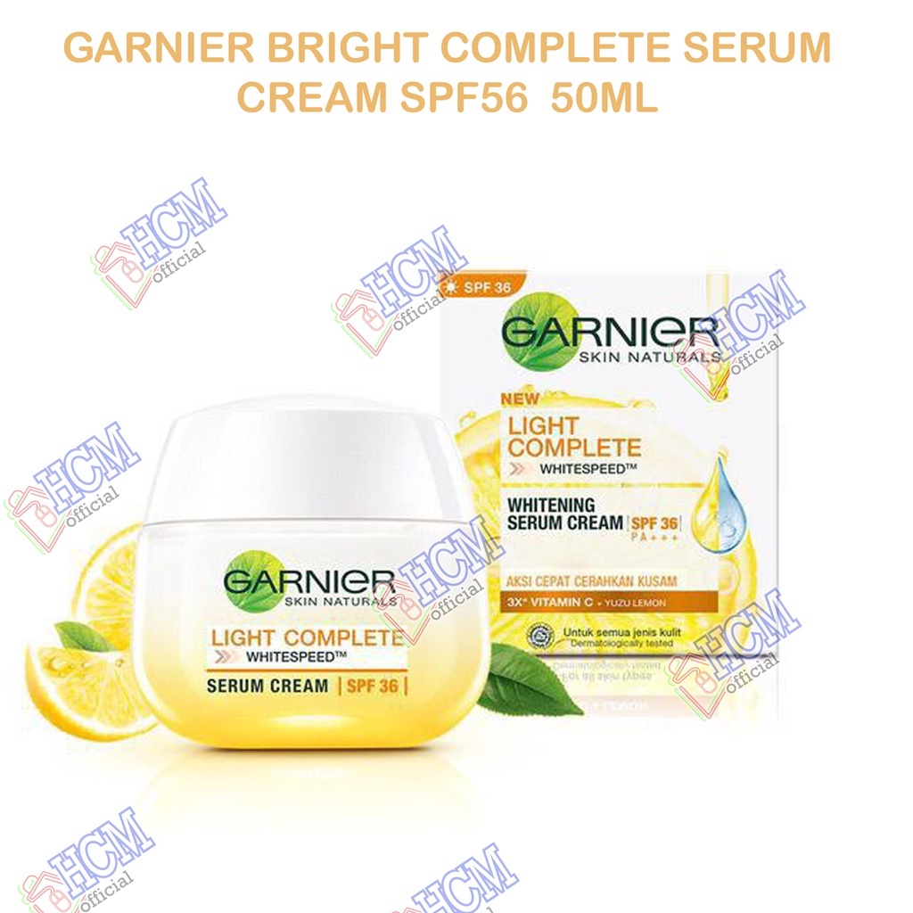 Garnier Bright Complete Serum Cream Spf36 50ml Shopee Malaysia 7350