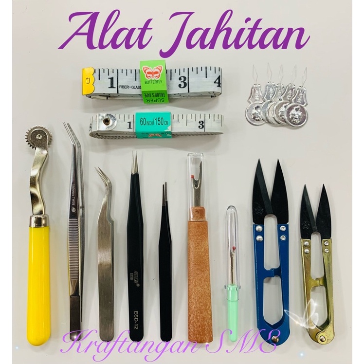 Alat Jahitan Kacip Snipper Roda Surih Tracing Wheel Penetas