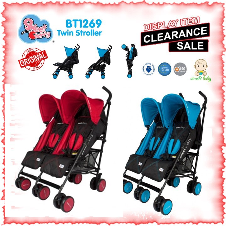 sweet cherry twin stroller