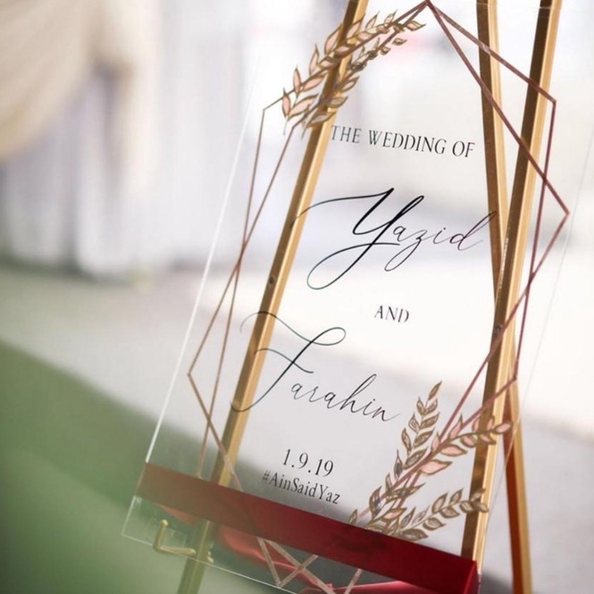 EXCLUSIVE BOARD/ACRYLIC SIGNAGE/SIGNAGE KAHWIN Shopee Malaysia