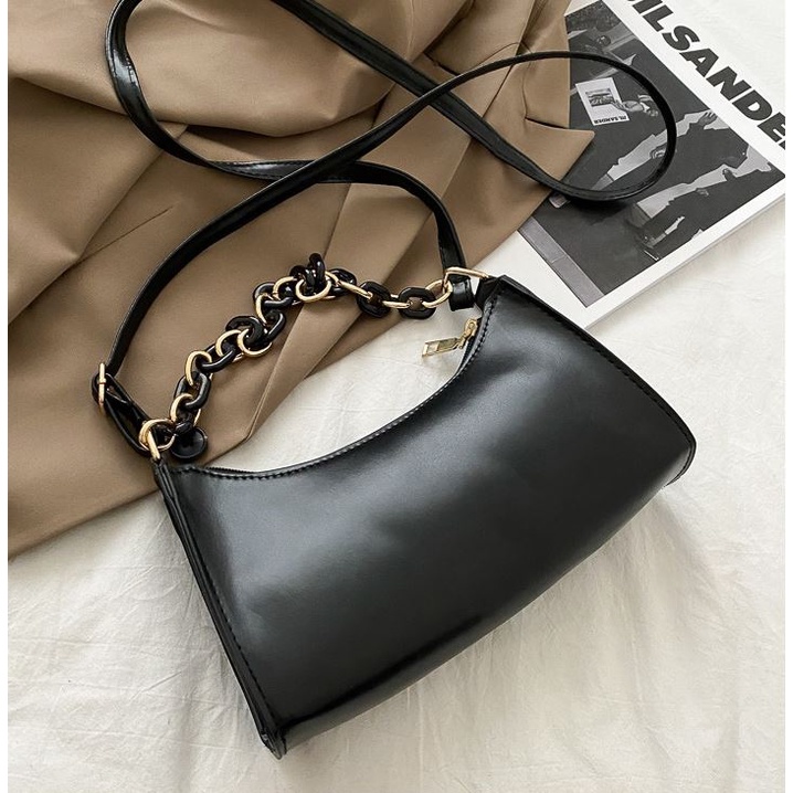 Top handle sling bag retro beg tangan wanita handbag korean style-sarah
