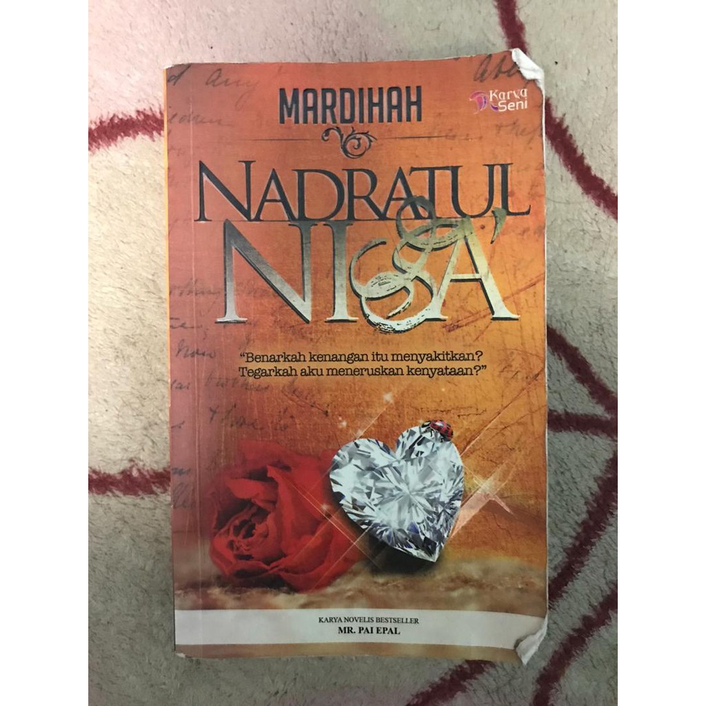 Novel Preloved Mardihah Nadratul Nisa Oleh Mr Pai Epal Shopee Malaysia