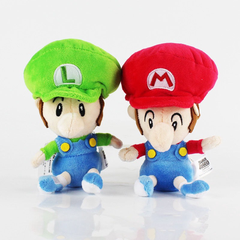 baby mario and baby luigi plush