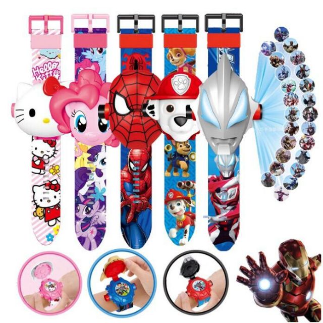 Ready Stock Kids Cartoon Projector Watch Jam Tangan Kanak Kanak