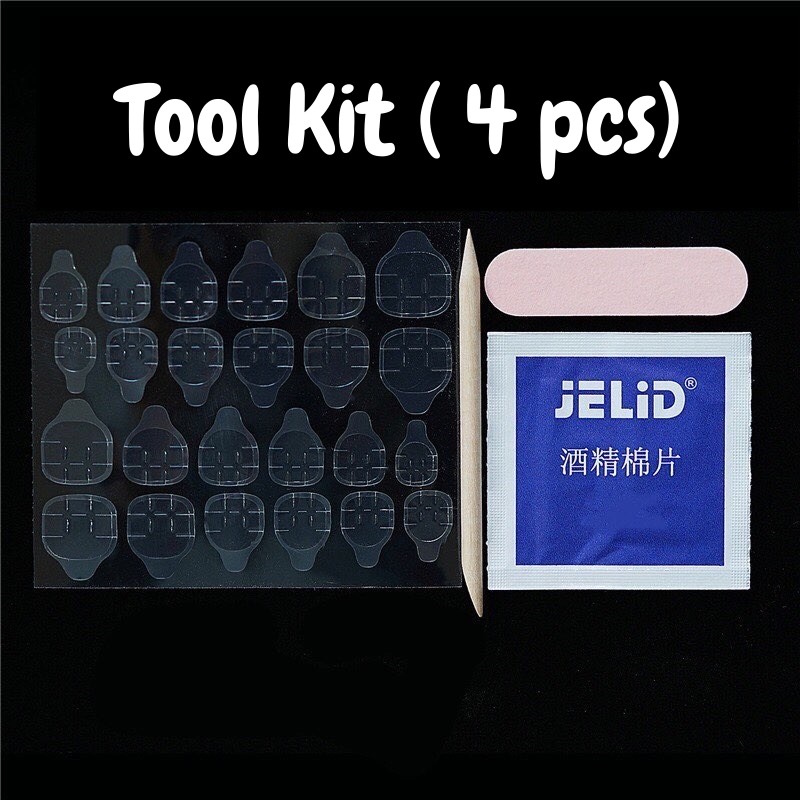 Press on Nails/ Fake Nails tool kit (one set - 4 tools)